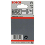 AGRAFES À FIL FIN TYPE 53, 11,4 X 0,74 X 8 MM, 5000 PIÈCES BOSCH 2609200210