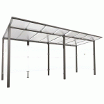 ABRI FUMEURS MODULO 5 M - GRIS PROCITY - PROCITY