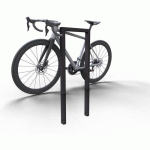 ARCEAU VÉLOS RECTANGULAIRE SANS BARRE TRANSVERSALE-450MM - SCHAKE