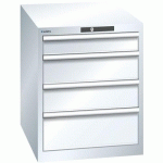 ARMOIRE BLANC PUR 564X725X700 AVEC 4 TIR. 75KG _ 14.350.110 - LISTA