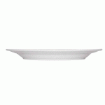 ASSIETTES À BORD LARGE BLANCHES OLYMPIA 16,5CM - 12 PIÈCES