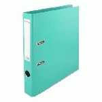 CLASSEUR À LEVIER CARTONNÉ BRUNEAU A4 - DOS 5 CM VERT MENTHE