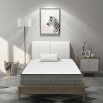 MATELAS 90X190 CM À RESSORT - ÉPAISSEUR 20CM - MATELAS À RESSORT AVEC MOUSSE DE MÉMOIRE DE FORME - ZONES DE CONFORT ADAPTATIVE (90X190X20CM)