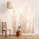 MURALE - PAMPAS GRASS IN SUN LIGHT DIMENSION HXL: 240CM X 240CM MATÉRIEL: PREMIUM