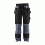 PANTALON ARTISAN BICOLORE BLEU ROI ET NOIR TAILLE 50 - BLAKLADER