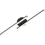 PLAFONNIER LED BRILONER LEUCHTEN GO, 6 W, 480 LM, IP20, NOIR, MÉTAL-PLASTIQUE, 55,5 X 12 X 3,6 CM