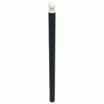 POTELET BOOPI PMR TÊTE BOULE MÉTAL HT 1.20M Ø76MM GRIS 7016 - BUTON DESIGN