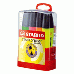 SURLIGNEUR STABILO BOSS COULEURS ASSORTIES - BOÎTE DE 4