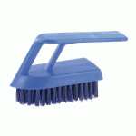 BROSSE À ONGLES GAMME PROFESSIONNEL POLYESTER LARGEUR 13 CM BLEUE