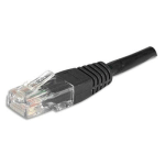 CORDON RJ45 CATEGORIE 6 U/UTP NOIR - 10 M