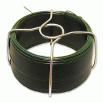 FIL ACIER PLASTIFIER VERT 1,4MM BOBINE 30MM - CHAPUIS - FGV14