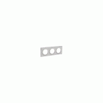 PLAQUE ODACE STYL SABLE 3 POSTES HORIZONTAL/VERTICAL ENTRAXE 71MM - SCHNEIDER ELECTRIC - S520706B1