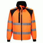 PORTWEST CD861 VESTE DE TRAVAIL WX2 ECO HI-VIS ORANGE/NOIR - TAILLE XXXL