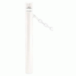 POTELET PROVINCE Ø114 MM CHAINES 1 ANNEAU CITY BLANC 9010 - PROCITY