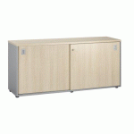 BAHUT CHÊNE CLAIR H 75,5 X L 160 CM SQUADRA