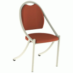 CHAISE 280 ALU ASS/DOS ABAKA PIMENT - 4P BEIGE 1013 - MOBIDECOR