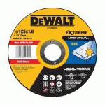 DISQUE À TRONÇONNER L'INOX 125X1,6MM - DEWALT - DT43906