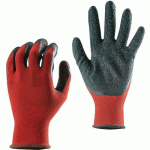 GANTS DE MANUTENTION POLYESTHER ENDUIT LATEX LA PAIRE - 10 - TALIAPLAST