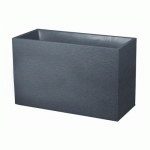 MURET GRAPHIT - GRIS ANTHRACITE - 99,5X39 CM - 116 LITRES - 13735 EDA PLASTIQUES