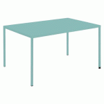 TABLE CANADA 120 X 80 CM ACIER - BLEU CLAIR - JAYSO