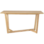 TABLE DESIGN RECTANGULAIRE EN BOIS CLAIR L150 CM KOUK - NATUREL