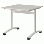 TABLE MALIBU 80X80 T5 DL STRA ABS BLC SEL W911/BLC 9016