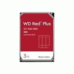 WD RED PLUS NAS HARD DRIVE WD30EFZX - DISQUE DUR - 3 TO - SATA 6GB/S