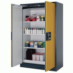 ARMOIRE SÉCURITÉ Q-PEGASUS-90 Q90.195.120.WDAC GRIS/JAUNE - ASECOS