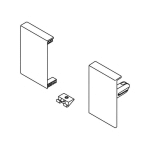 ADAPTATEUR DE PROFIL. GRIS INTÉRIEUR TANDEMBOX - GRIS