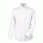 CHEMISE HOMME MANCHES LONGUES BLANCHE T.41/42