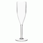 LOT DE 6 - FLÛTE À CHAMPAGNE RÉUTILISABLE ELISE 19 CL
