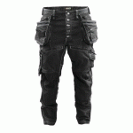 PANTALON DE TRAVAIL X1900 ARTISAN CORDURA® DENIM STRETCH TAILLE 46L - BLAKLADER