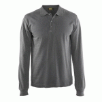 POLO MANCHES LONGUES GRIS TAILLE S - BLAKLADER