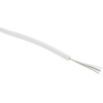 FILS DE CONNEXION RS PRO UL3239, 17 0,33 MM² 22 AWG, 6 KV C.C., XLPE BLANC, 100M ( PRIX POUR BOBINE DE 100 MÈTRES )