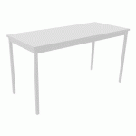 TABLE DE RÉUNION TREFF 140 X 60 BLANC/ BLANC