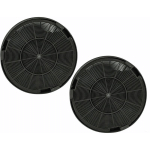 2X FILTRE À CHARBON ACTIF COMPATIBLE AVEC FRANKE 110.0030.787, 110.0035.009, 110.0041.278, 110.0043.440, 110.0171.006 HOTTE ASPIRANTE - 19,6 CM - VHBW