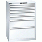 ARMOIRE BLANC PUR 717X572X1000 AVEC 7 TIR. 75KG _ 78.580.110 - LISTA