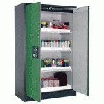 ARMOIRE SÉCURITÉ Q-PEGASUS-90 Q90.195.120.WDAC GRIS/VERT - ASECOS