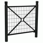BARRIÈRE PROVINCE GRILLAGÉE 1.07 M CITY - ZINC NOIR 9005 - PROCITY