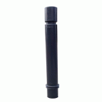POTEAU MÉMOIRE DE FORME À SCELLER Ø100MM - 600MM - NOIR - VISO