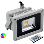SPOT LED RGB EXTÉRIEUR PROJECTEUR RGB COLORÉ IP65 10 WATTS