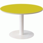 TABLE RONDE Ø 115 CM EASY OFFICE PLATEAU ANIS - PAPERFLOW