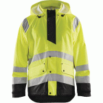 VESTE DE PLUIE HAUTE VISIBILITÉ NIVEAU 1 TAILLE XS - MANUTAN COLLECTIVITÉS