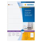 HERMA ETIQUETTE POUR CLASSEUR HERMA - BLANC - 192X38 MM - BOÎTE DE 700 ÉTIQUETTES