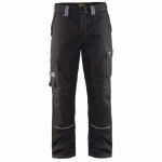 PANTALON RETARDANT-FLAMME NOIR/GRIS TAILLE 48 - BLAKLADER