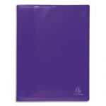 PROTÈGE DOCUMENT POLYPROPYLÈNE GLOSSY IDERAMA, 120 VUES/60 POCHETTES, COLORIS ASSORTIS - LOT DE 2
