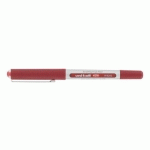 LOT DE 2 - STYLO ROLLER UNI BALL EYE À CAPUCHON POINTE MICRO 0,5 MM- ÉCRITURE FINE ROUGE