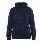 SWEAT ZIPPÉ À CAPUCHE FEMME MARINE TAILLE XS - BLAKLADER