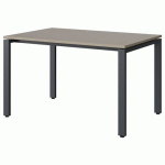 TABLE MALIBU 120X80 T5 SOUDÉ STR ABS GRIS U727/GRIS 7016
