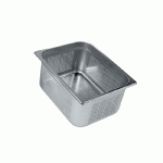 BAC GASTRO INOX 1/2 PERFORÉ - H 65 MM